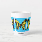 アゲハチョウ(12oz) -ラテマグカップ カフェラテマグ (正面)