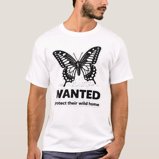 アゲハチョウTシャツ 虫好きへのギフト Tシャツ (正面)