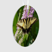 アゲハ蝶とむらさきの野の花 オーナメント (正面)