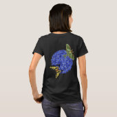 アゲハ蝶とヨナギサンのTシャツ Tシャツ (裏面フル)