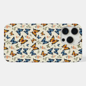 アゲハ蝶柄 iPhone/iPad カバー (裏面横)