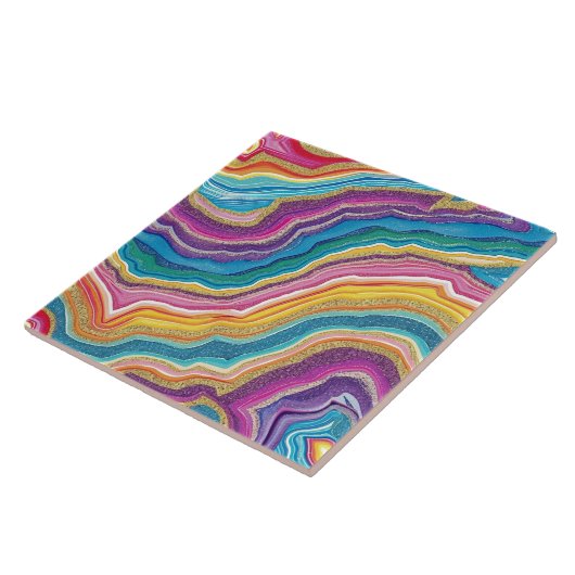 アゲフェイクート模様 タイル (側面)