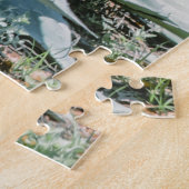 アゲブ多肉植物サボテン緑セージ ジグソーパズル (側面)