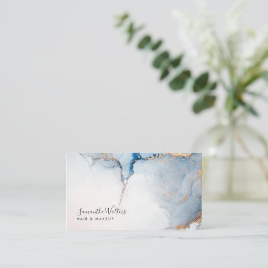 アゲモダンテエレガントコンテンポラリーカスタムト 名刺 (スタンド正面)