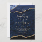 アゲモダンテブルー結婚ズ 招待状 (正面)