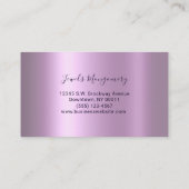 アゲモダンートグリッターラヴァンドールフェイクフォイル 名刺 (裏面)