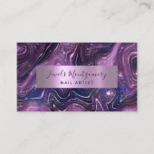 アゲモダンートグリッターラヴァンドールフェイクフォイル 名刺 (正面)