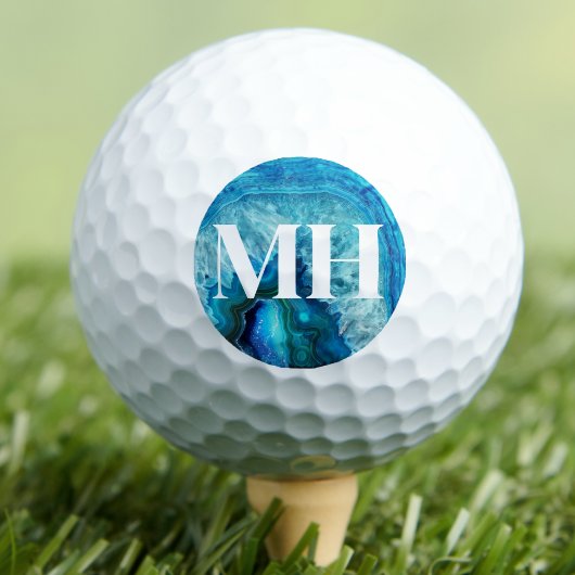 アゲモダンートゴルファーイニシャルモノグラム ゴルフボール