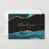 アゲーエレガントトグリッターありがとう サンキューカード (正面)