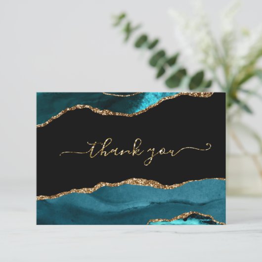 アゲーエレガントトグリッターありがとう サンキューカード (スタンド正面)