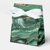 アゲートグリーン金ゴールドグリッターゲードマーブルズユアネーム フェイバーボックス (正面サイド)