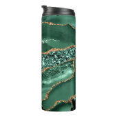 アゲートグリーン金ゴールド大理石名サーマルタンブラー タンブラー (回転右)