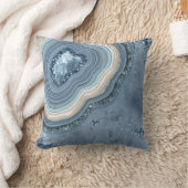 アゲートゲードグリッターダスティブルーID647 クッション (ブランケット)