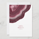 アゲートゲードグリッター結婚ズブルゴーニュID647 (裏面)