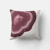 アゲートゲードグリッター結婚ズブルゴーニュID647 クッション (裏面)