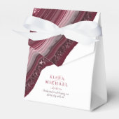 アゲートゲードグリッター結婚ズブルゴーニュID647 フェイバーボックス (正面サイド)