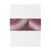 アゲートゲードグリッター結婚ズブルゴーニュID647 招待状ベリーバンド (裏面例)