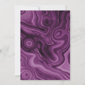 アゲートコレクション ダリア パープル 招待状 (裏面)