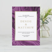 アゲートコレクション ダリア パープル 招待状 (スタンド正面)
