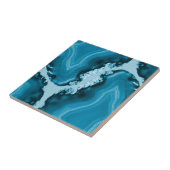 アゲートコンテンポラリーフローラモチーフのタイル タイル (側面)