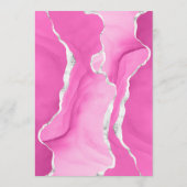 アゲートジェードピンクシルバーグリッター結婚ズ メニュー (裏面)