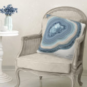 アゲートジオードグリッターウェディングダスティーブルー ID647 クッション