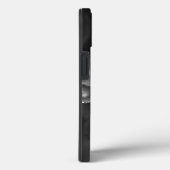 アゲートジオード メタリックシルバー ブラック 名前入り Case-Mate iPhoneケース (裏面 / 右)