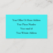 アゲートストーンパターン抽象芸術クラシエレガントーサロン 名刺 (裏面)