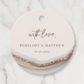 アゲートストーン大理石感謝タグ フェイバータグ (正面)