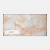 アゲートピンク大理石スワール デスクマット (正面)