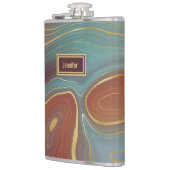 アゲートマーブルストラタブルゴーニュラストダスティアクア フラスク (左)