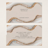 アゲートマーブルピンク赤面ゲードスタッドイヤリングディスプレイ (正面&裏面)