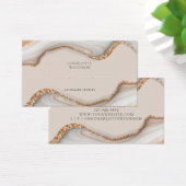 アゲートマーブルピンク赤面ゲードスタッドイヤリングディスプレイ (デスク)