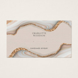 アゲートマーブルピンク赤面ゲードスタッドイヤリングディスプレイ