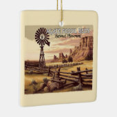 アゲート化石ベッド国定記念碑クリスマス セラミックオーナメント (右)