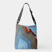 アゲート十字架に隠れてかわいい赤い悪魔 クロスボディバッグ (正面)