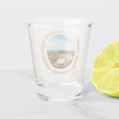 アゲート型化石ベッド(NM) ショットグラス (裏面)