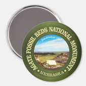 アゲート型化石ベッド(NM) マグネット (正面/裏面)