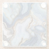 アゲート大理石コースター ガラスコースター (裏面)