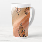 アゲート紅葉 カフェラテマグ (右アングル)