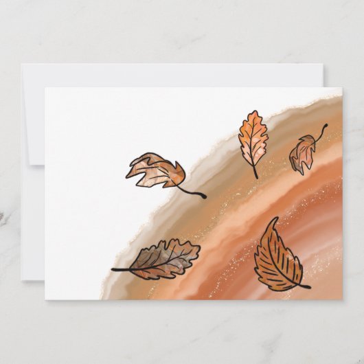 アゲート紅葉 招待状 (正面)