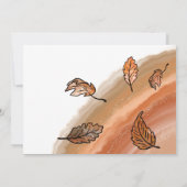 アゲート紅葉 招待状 (裏面)