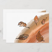 アゲート紅葉 招待状 (正面/裏面)