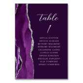 アゲート紫モダン銀文字プラ結婚ム テーブルナンバー (裏面)