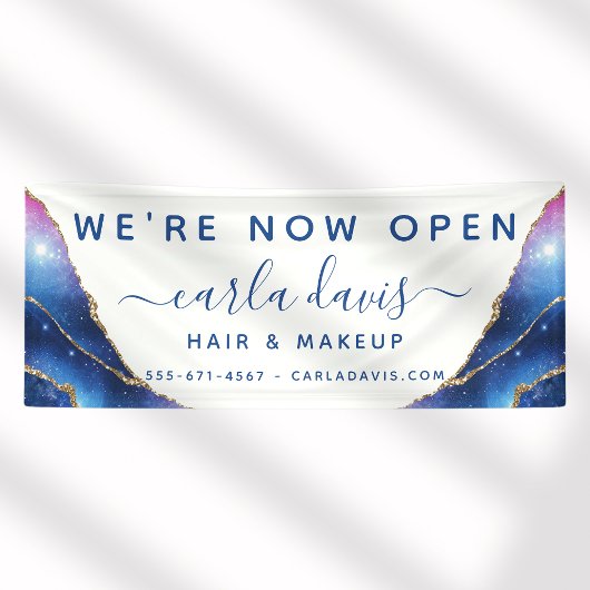 アゲート銀河系天の星サロン開口部 横断幕