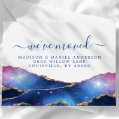 アゲート銀河系天星の動く発表 案内ポストカード