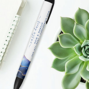 アゲート銀河系天星サロン 黒ボールペン