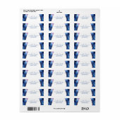 アゲート銀河系天星ビジネスアドレス ラベル (フルシート)