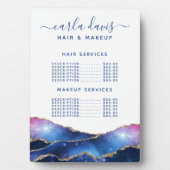 アゲート銀河系天空サロン価格メニュープラーク フォトプラーク (正面)