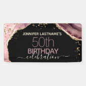 アゲート50th誕生日予算パーティー 横断幕 (横)